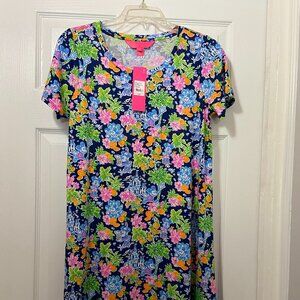 Lilly Pulitzer Mickey Minnie Mouse Cody T-Shirt Dress Disney Parks NWT Size S